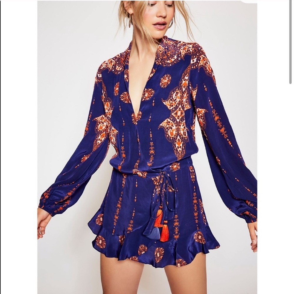 ISO Free People Purple and Orange dress